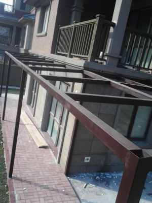苏州钢结构厂房改造彩钢板建造不锈钢木扶手建造